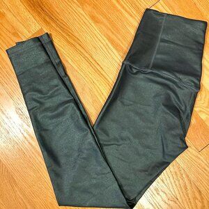 Old Navy Active Go Dry Green Leggings Sheen